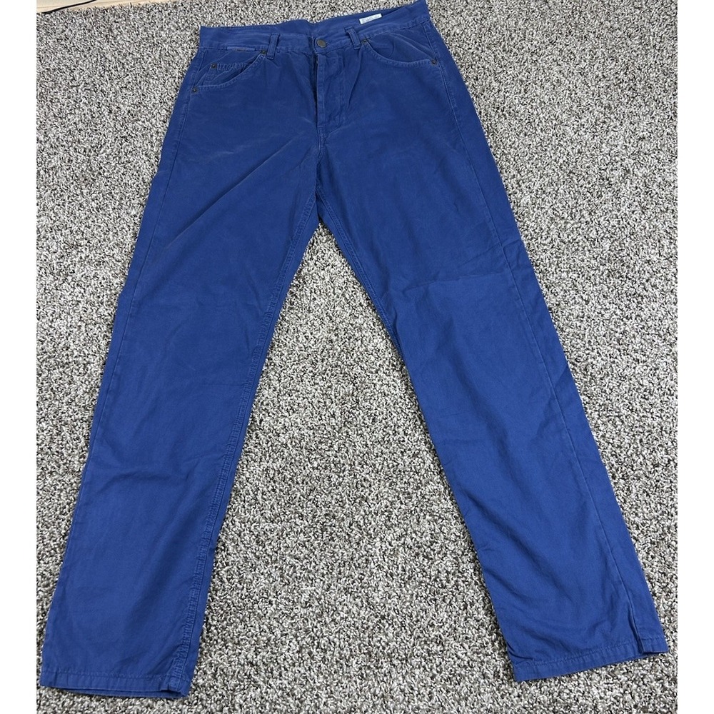 Avirex USA Size 33 Pants  New York NY Blue 5 Pockets Button Up Styled In‎ Italy